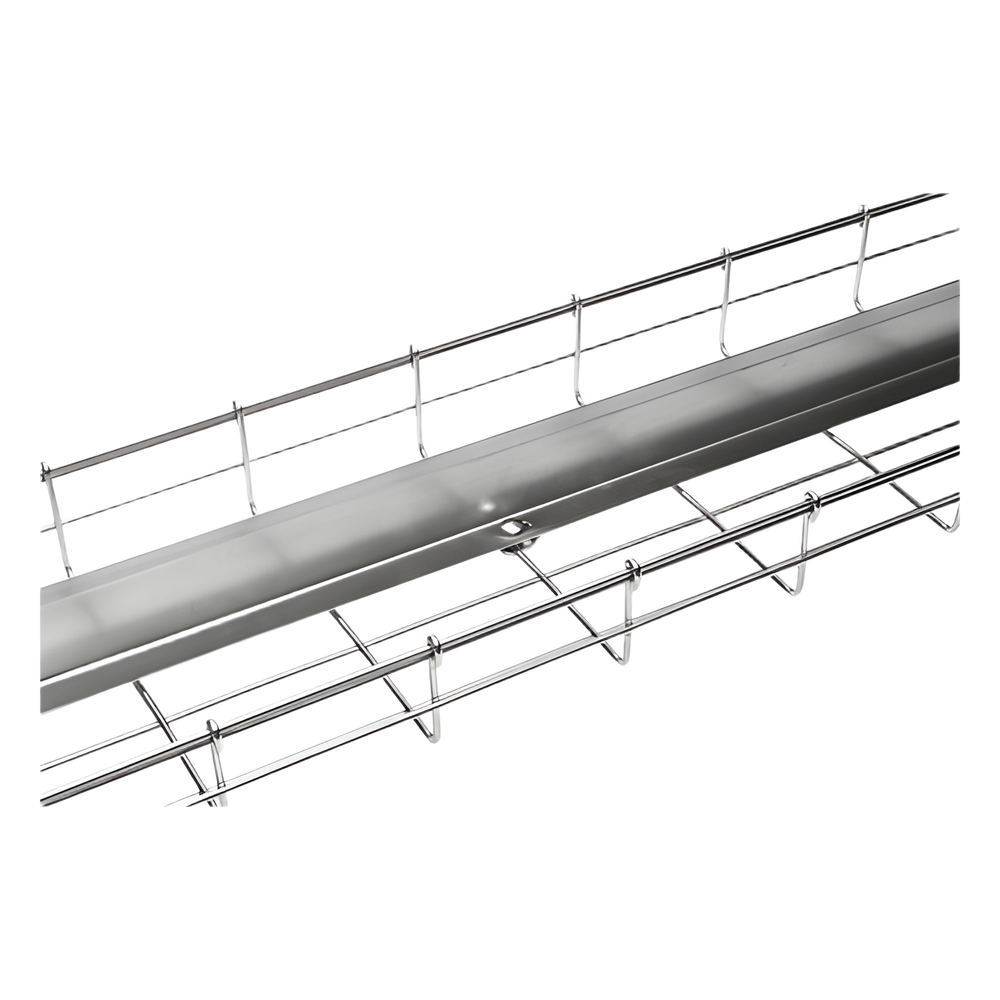 Separador de 116mm x 3 mts. de largo, con acabado Electro Zinc