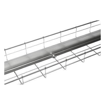 Separador de 116mm x 3 mts. de largo, con acabado Electro Zinc