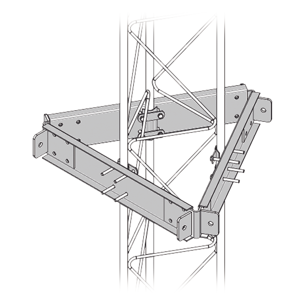 Estabilizador de Torre para Tramos STZ-45G Galvanizado por Inmersión en Caliente.