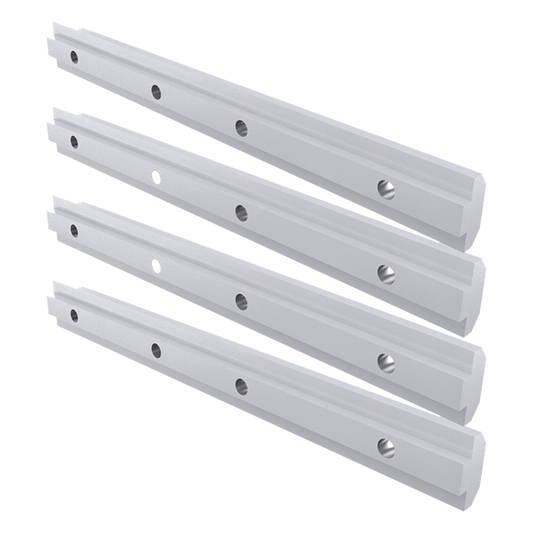 Barras de extensión de riel de aluminio