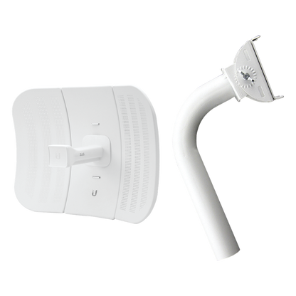 LiteBeam airMAX M5 CPE hasta 100 Mbps, 5 GHz (5150 - 5875 MHz) con antena integrada de 23 dBi, incluye montaje universal UMOUNT