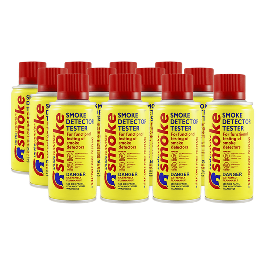 Caja de 72 latas de humo sintético en aerosol para probar detectores de humo en uso manual o en dispensadores SOLO-330/SOLO-332