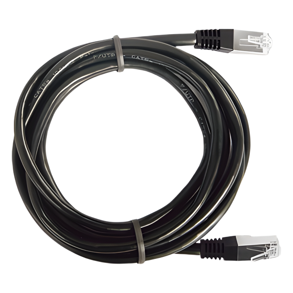 Cable de Parcheo FTP Cat5e - 1 Metro (3.28 Pies) - Negro