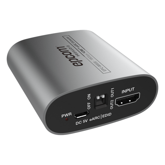 Extractor eARC HDMI | 18 Gbps | Audio Digital | Compatibilidad 4K HDR | Diseño Compacto