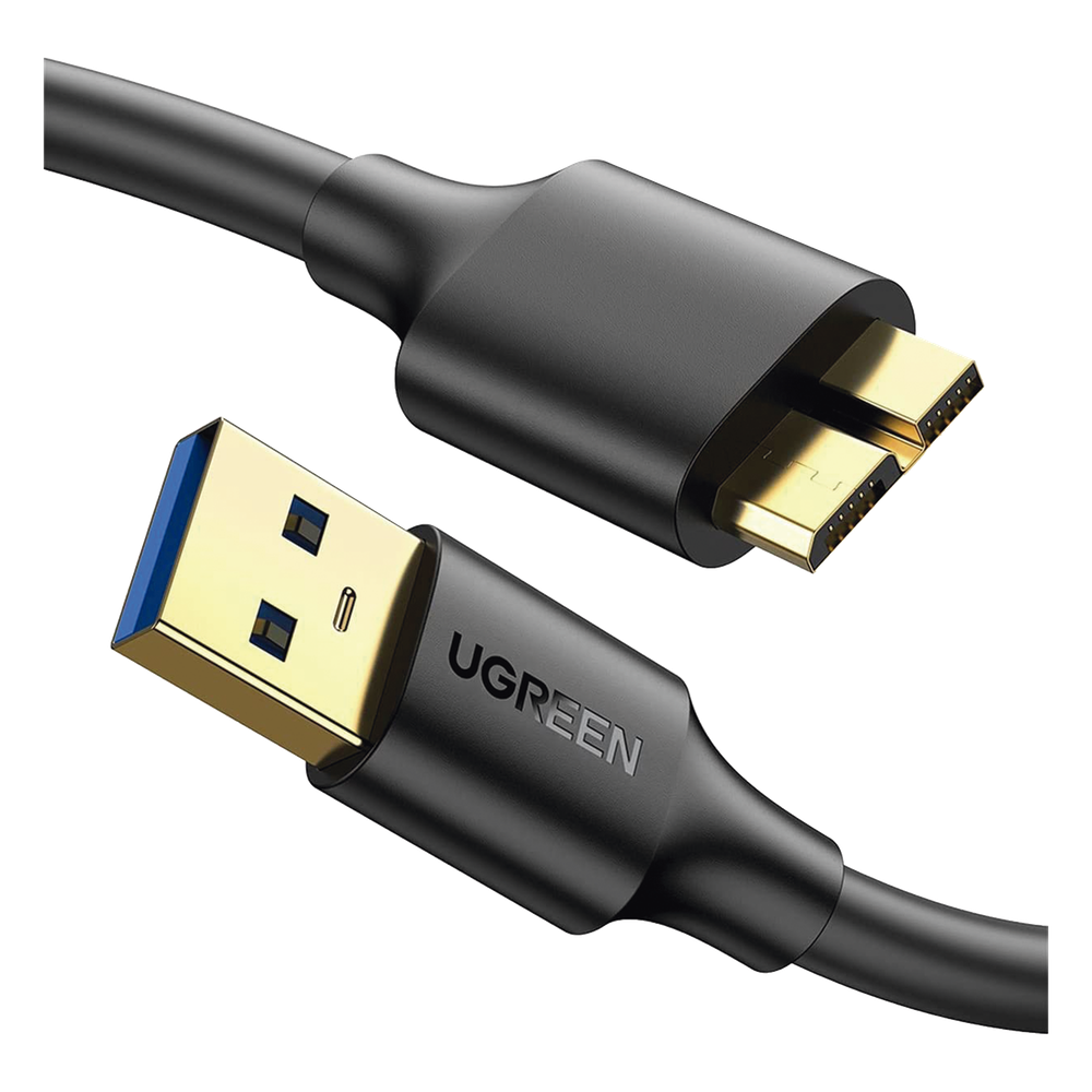 Cable Adaptador USB-A 3.0 a Micro USB 3.0 / 0.5 Metros / Carga y Sincronización de Datos / Velocidad de hasta 5 Gbps / Blindaje Interior Múltiple