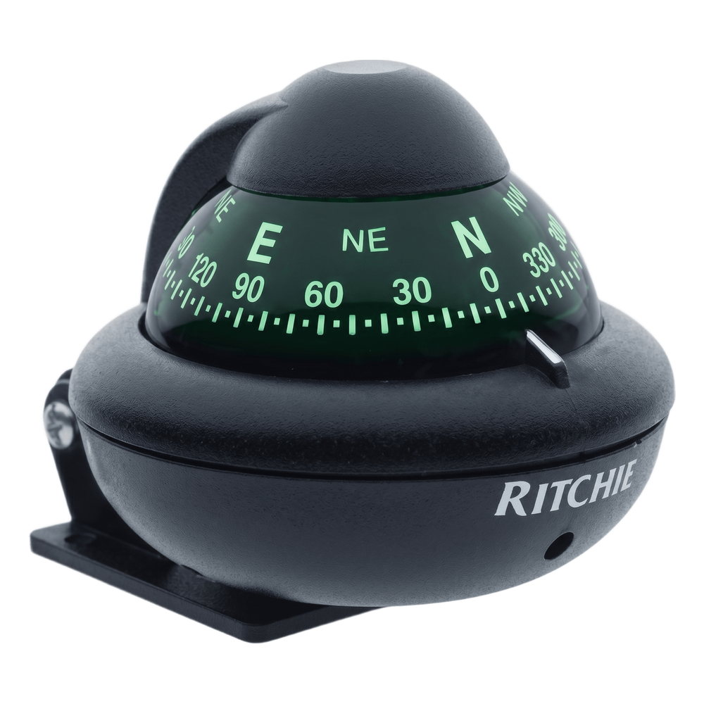 Brújula de Navegación Marína Serie Sport / Montaje en Bracket / Dial Directo 2 Pulgadas (51 mm) / Iluminación Nocturna Verde / Compensación Magnética