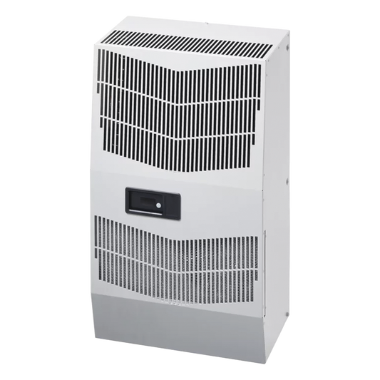 Aire Acondicionado SpectraCool G28 Interior/Exterior, Uso en Gabinetes de Telecomunicaciones, 4000 BTU, 115 Vca, de Acero, Color Gris Claro