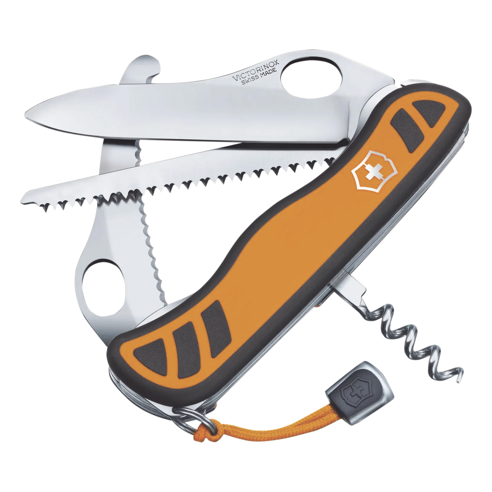 Navaja Victorinox Grande Hunter XT Grip Multiherramienta con Cachas y 6 Funciones. Hojas para una Mano.
