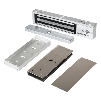 Kit Para Control de Acceso Incluye Chapa Magnética de 600 Lbs / Montaje En "U" Para Puerta de Cristal / Uso Interior / Certificación UL