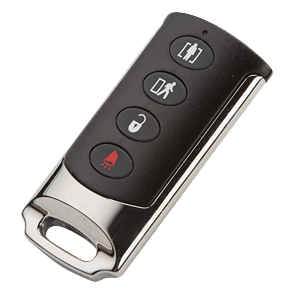 Llavero Remoto Inalámbrico 4 Botones / Uso Rudo / Armado Total/Parcial/Desarmado/Pánico / 433.92 MHz / Batería 5 Años / Compatible DSC Power Series