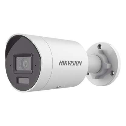 [Dual Light + 2 Micrófonos Integrados] Bala IP 4 Megapixel / Lente 2.8 mm / 40 mts Luz Blanca + 40 mts IR / ACUSENSE / Exterior IP67 / WDR 120 dB