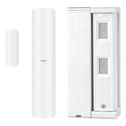Sensor de Movimiento / Tipo Cortina / Ajuste de detección 2m o 5m / 100% Exterior / Inalámbrico / Incluye transmisor DS-PDMC-EG2-WB(B) para paneles