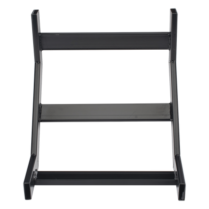 Curva Vertical Interior de 90° para Escalera Tubular de 1.5" de Peralte y 12" de Ancho, Acabado con Pintura Epóxica Color Negro, Incluye Coples y