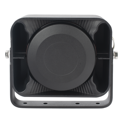 Bocina Compacta de Uso Rudo, 100 Watts de Potencia, Ideal para Vehículos de Encubierto, 8 Ohms de Impedancia