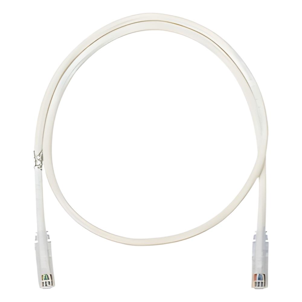 Cable de Parcheo UTP Categoría 6, con Plug Modular en Cada Extremo - 6 Metros (19.69 Pies) - Blanco Mate