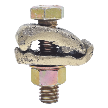 Conector Cable a Superficie Plana / Bronce 100% / Cable 4-2/0 AWG / Sin Soldadura Exotérmica / 2.5x3.5 cm (1x1.4 in)