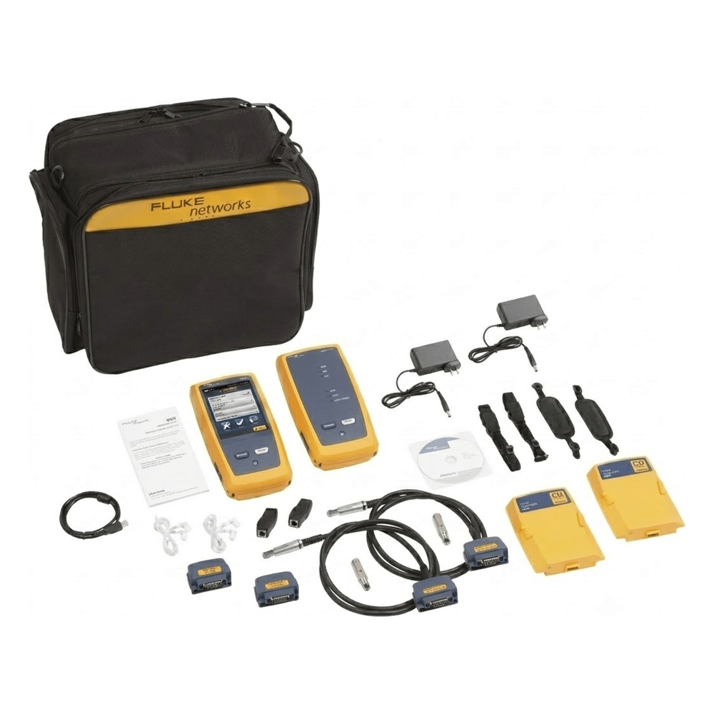 Certificador DSX-8000 para Cable de Cobre Cat5e, Cat6, Cat6A y Cat8, Precisión de Nivel VI/2G (2 GHz), Con WiFi Integrado y Pantalla LCD de 5.7