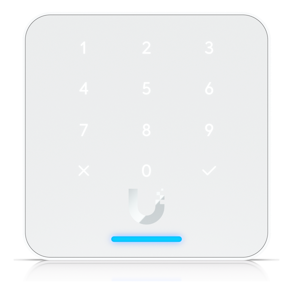 Lector de Acceso G3 Flex con Teclado y NFC, Compatible con App UniFi Identity y Touch Pass, Uso con Guantes o Humedad, Resistencia IP55 y