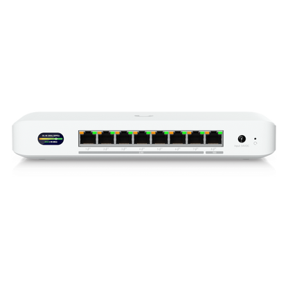 UniFi Device Bridge Switch (UDB-Switch) – Switch PoE+ Compacto con Puertos Multi-Gig (1 x 10 GbE y 7 x 2.5 GbE) y Enlace Inalámbrico WiFi 7 Integrado