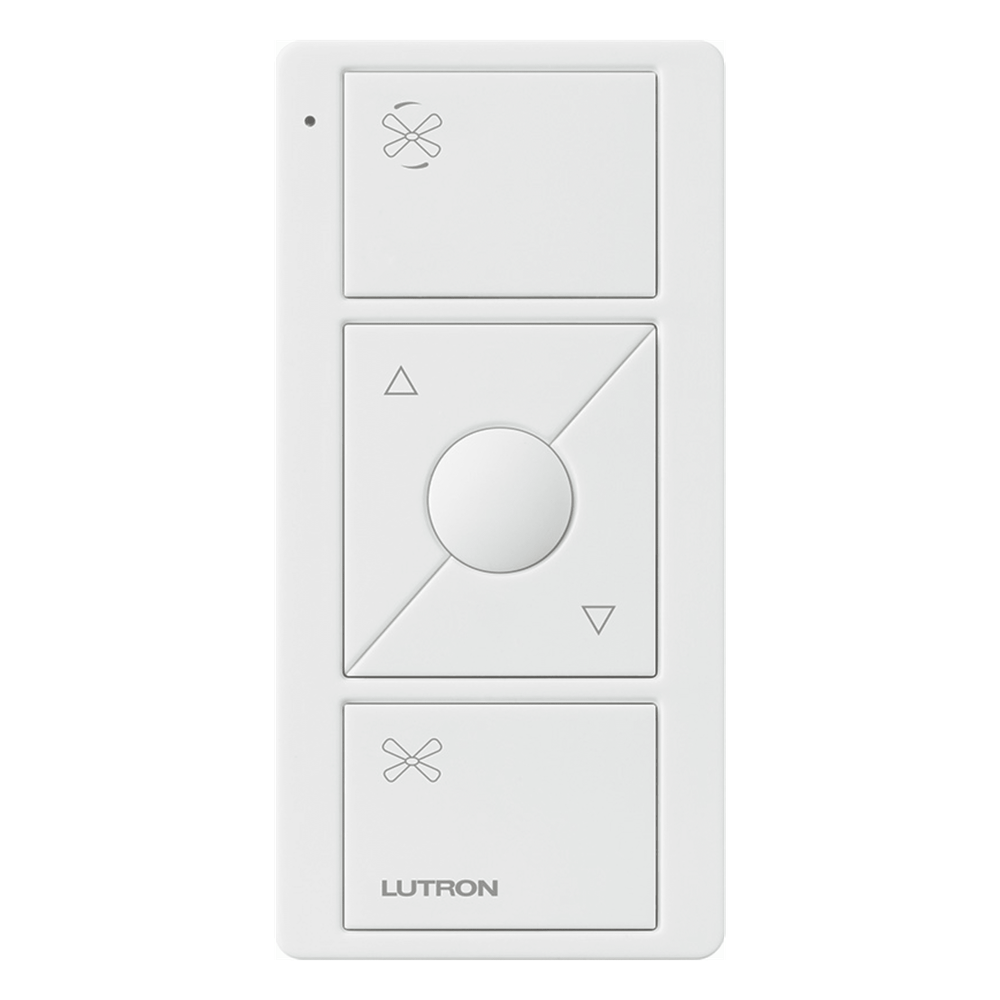 Control Pico inalámbrico para ventilador de techo, 3 botones con subir/bajar y botón de velocidad preestablecida, batería de 10 años, compatible con