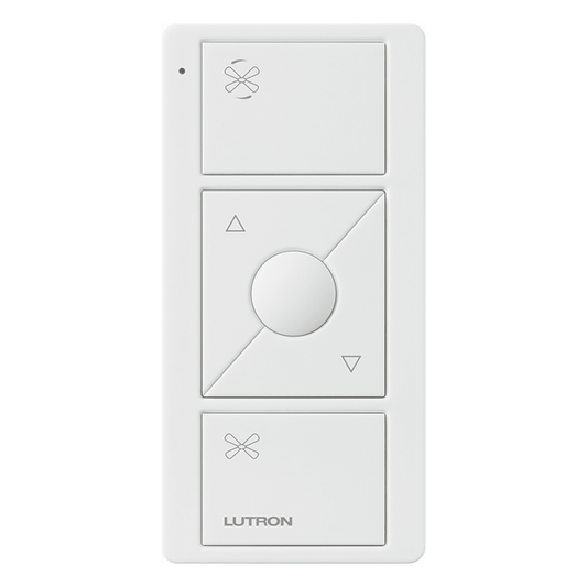 Control Pico inalámbrico para ventilador de techo, 3 botones con subir/bajar y botón de velocidad preestablecida, batería de 10 años, compatible con
