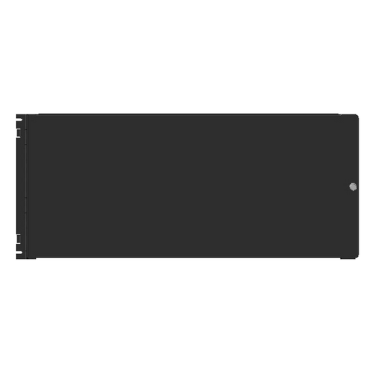 Placa cubierta para compartimento de baterías y fuente de alimentación, gabinetes serie CAB-5 de NOTIFIER
