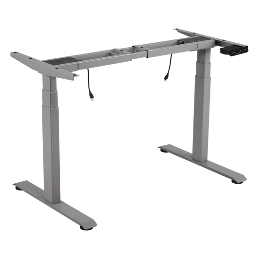 Base de Escritorio Motorizado Profesional / Altura Ajustable 60-125cm / Estructura Estable / Funcionamiento Suave / 3 Preset de Posiciones / Color