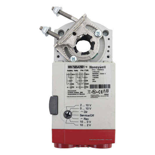Actuador de Acople Directo sin Retorno por Resorte / 44 lb-in (5 Nm) / Control Modulante 0(2)-10 Vdc / 0(4)-20 mA / Retroalimentación 0(2)-10 Vdc