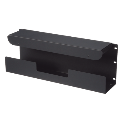 Accesorio Pasacables Para Rack Estándar de 19 in, 4 UR, Capacidad de 260 Cables Cat6, 4.5 in de Profundidad, Color Negro