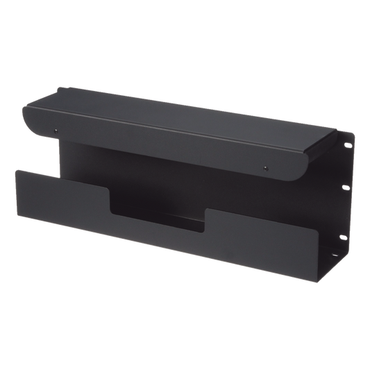 Accesorio Pasacables Para Rack Estándar de 19 in, 4 UR, Capacidad de 260 Cables Cat6, 4.5 in de Profundidad, Color Negro