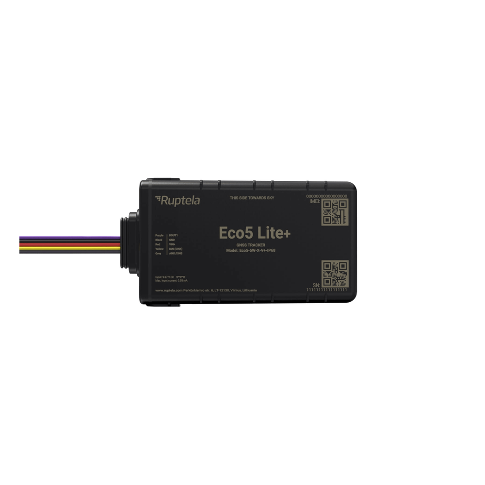 Localizador y Rastreador Vehicular GPS IP68 Sumergible / LTE Cat1 y LTE-M con Respaldo 2G / GNSS U-blox M10 / Bluetooth BLE 5.0 / Batería Interna de
