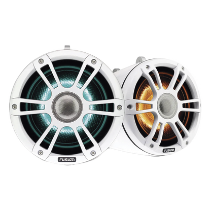 Altavoces marinos de torre serie Signature 3 con iluminación led de 7.7" Fusion