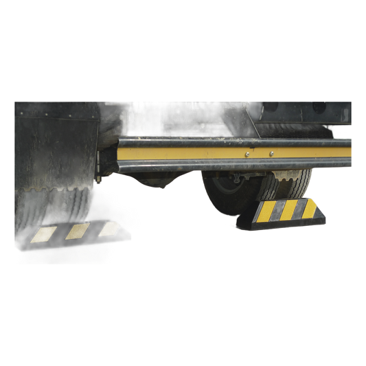 Tope Vehicular 55cm / Para Camion / Estacionamiento / Color Negro-Amarillo.