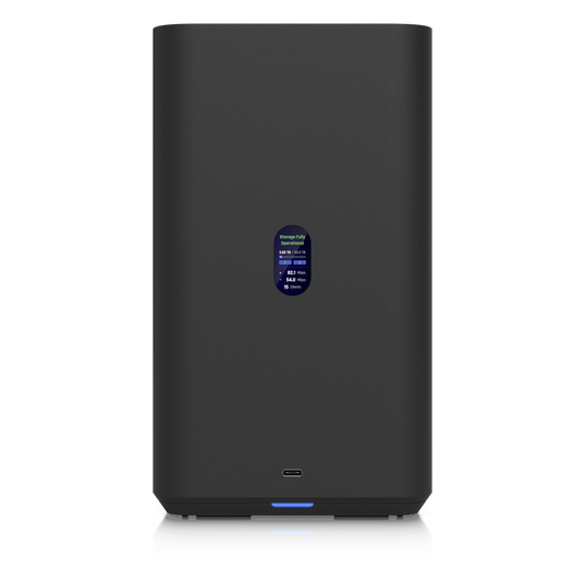 UniFi UNAS-2 – Servidor NAS Compacto de 2 Bahías para HDD 3.5" SATA, Puerto 2.5 GbE, USB-C y PoE++