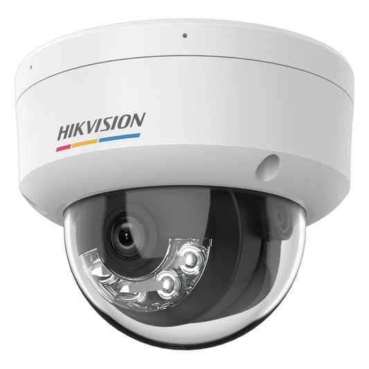[ColorVu 3.0 + MD 3.0] Domo IP 6 Megapixel / Lente 2.8 mm / 30 mts IR + 30 mts Luz Blanca / Micrófono Integrado / Motion Detection 3.0 / Exterior