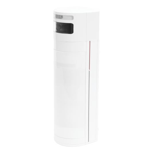 (AX PRO) CÁMARA + PIR Dual-Tech Exterior IP65 / Rango de Detección 15 mts / Ángulo de Cobertura Ajustable de 90° a 180° / Inmunidad a Mascotas 40 Kg