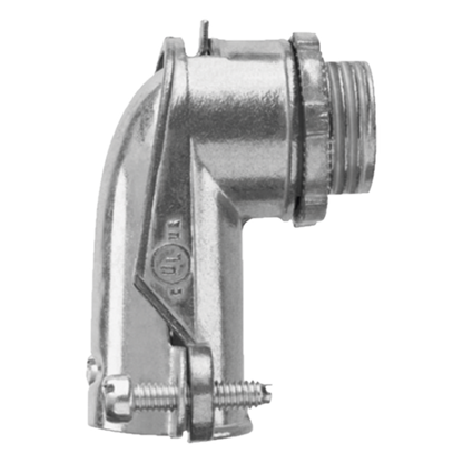Conector curvo para tubo flexible 3/4" (19 mm)