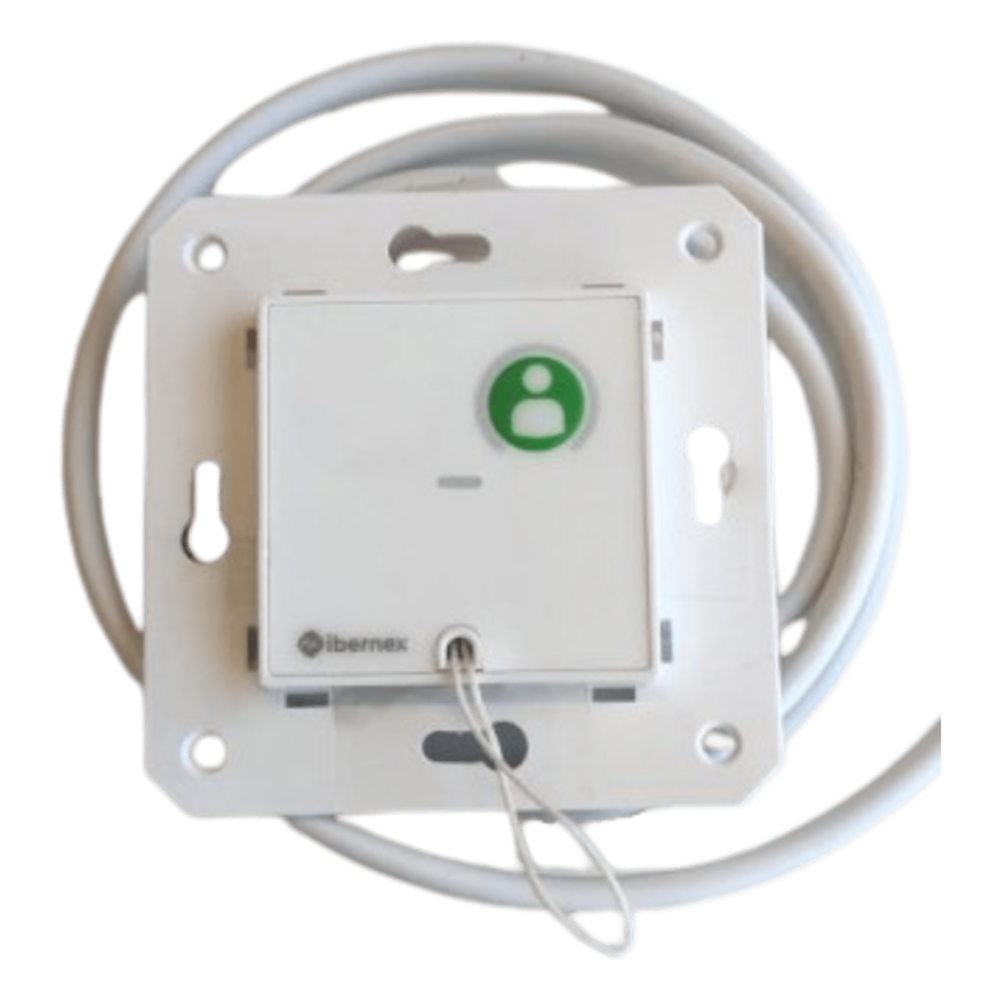 Módulo Asistencial de Empotrar IP67 / Material ABS Antimicrobiano / Botón Cancelación / Indicador Luminoso de Alarma y Presencia / RS485 / Compatible