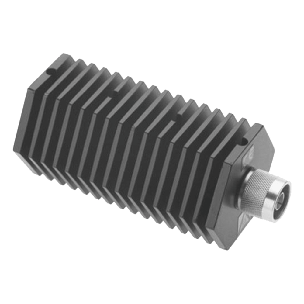 Carga Fantasma Terminal para 50 Watt con Impedancia de 50 Ohm, Conector N Macho.