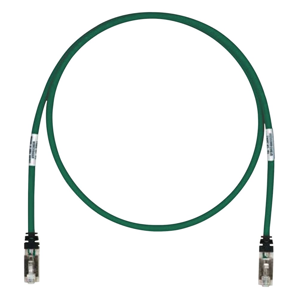 Patch Cord Cat6A, Blindado S/FTP, CM/LS0H, 3.05 Metros (10 Pies), Color Verde