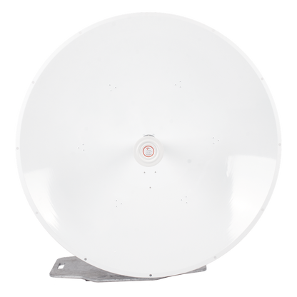 Antena direccional de 4 ft, 5.1 a 7.125 GHz, Ganancia 36 dBi, Conectores RP-SMA Hembra, Polarización doble, incluye montaje para torre o mástil