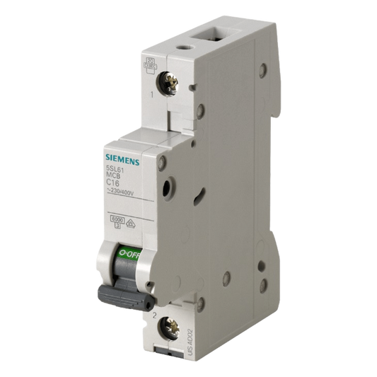 Interruptor Riel Dinn Tipo 5SL6, 1 polo, 2 amp