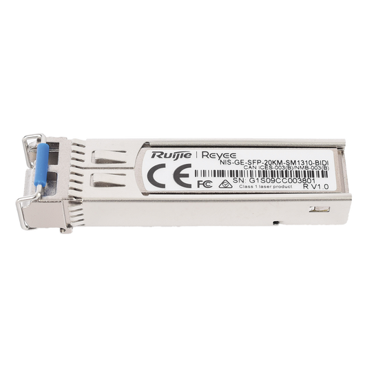 Transceptor Industrial BIDI Monomodo SFP 1G (Lado A), hasta 20 Kilómetros, TX 1310 / RX 1550, soporta Temperaturas de -40° a 85° C