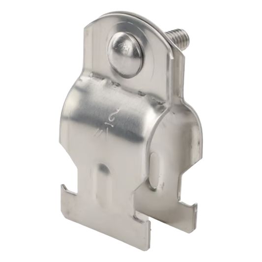 Abrazadera de Acero Inoxidable de 1/2" Para Unicanal Tipo Strut