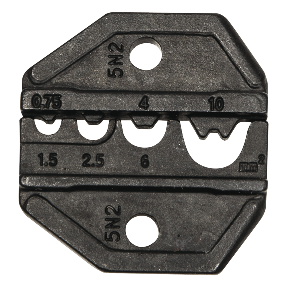 Matriz Ponchadora para Terminales sin Aislamiento, 8-18 AWG. Compatible con Pinza Ponchadora VDV200-010.
