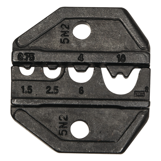 Matriz Ponchadora para Terminales sin Aislamiento, 8-18 AWG. Compatible con Pinza Ponchadora VDV200-010.
