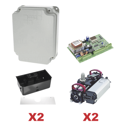 Kit de Operadores Subterraneos FAAC S800 a 115V Para Puertas Abatibles / Para Puertas de Hasta 2 Metros y 800 Kg