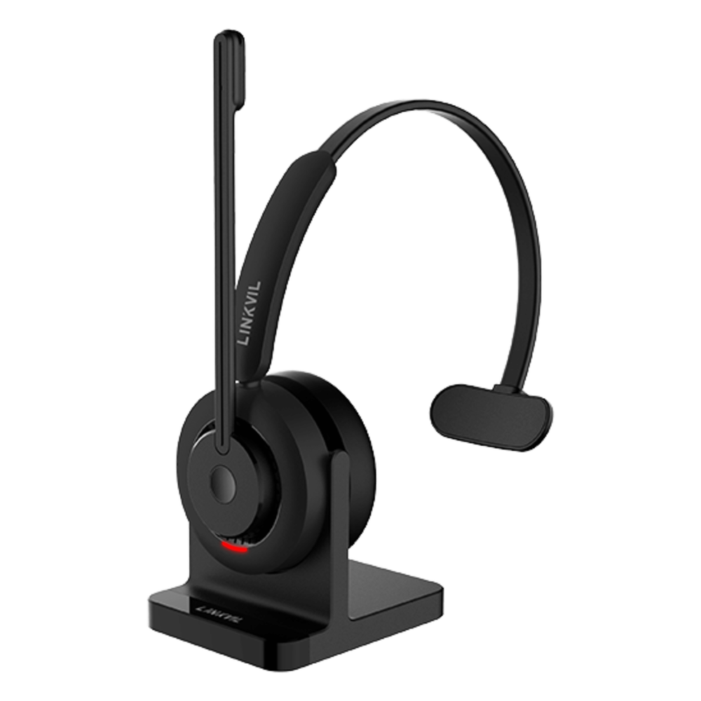 Auriculares Bluetooth / Micrófono Omnidireccional / Cancelación de Ruido AI ENC / Busylight Integrado / Bluetooth 5.4 Multipunto / Batería 400 mAh