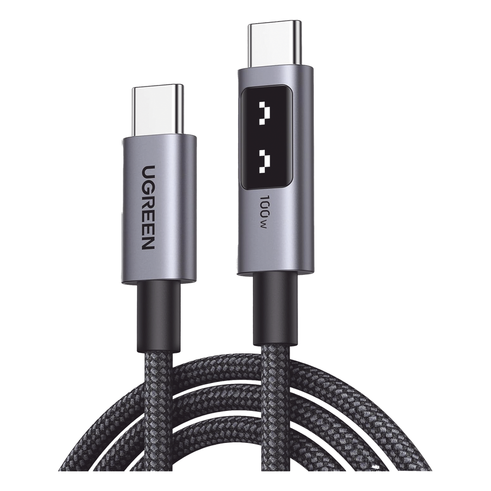 Cable USB-C a USB-C | 1 Metro | Carga Rápida de hasta 100W | Transferencia de datos 480 Mbps | PD3.0 | QC4.0/3.0/2.0 | FPC | AFC | Protección