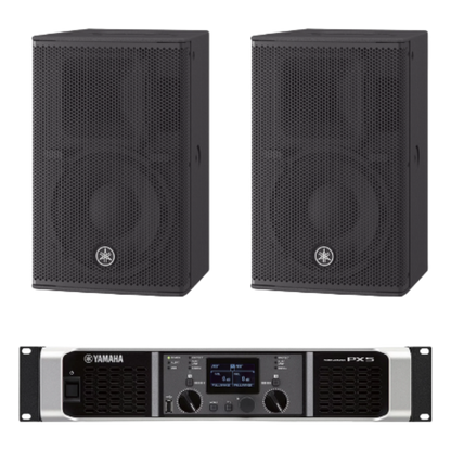 Kit Refuerzo Sonoro | Incluye 2 Bocinas CHR10 y 1 Amplificador PX5 | Ideal para Aplicaciones de Música en Primer Plano